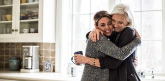 Daughter and mother love