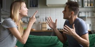 angry couple