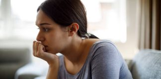 sad pregnant woman