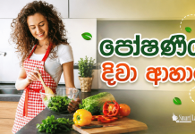 (බත් නොවෙන) පෝෂණීය දිවා ආහාර