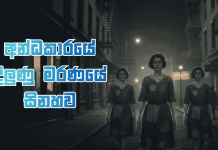 අන්ධකාරයේ දිලුණු මරණයේ සිනහව