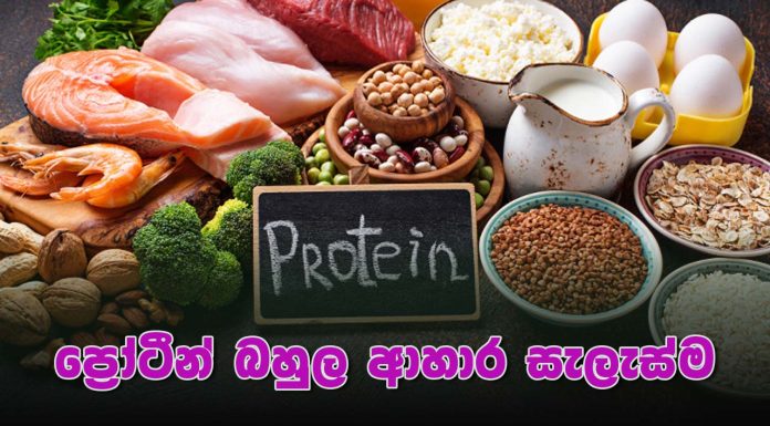 සති 3ක ප්රෝටීන් බහුල ආහාර සැලැස්ම