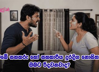 ඔබේ සහකරු හෝ සහකාරිය දුරදිග නොසිතා ඔබට රිදවනවාද?