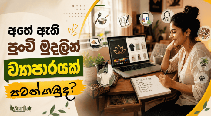 අතේ ඇති පුංචි මුදලින් ව්යාපාරයක් පටන්ගමුද?