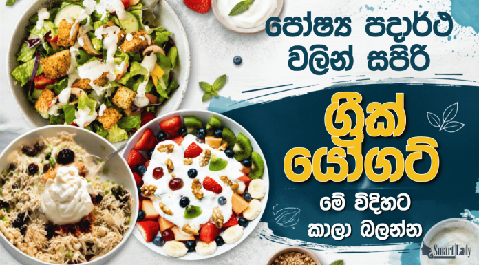 පෝෂ්ය පදාර්ථ වලින් සපිරි ග්රීක් යෝගට් මේ විදිහට කාලා බලන්න