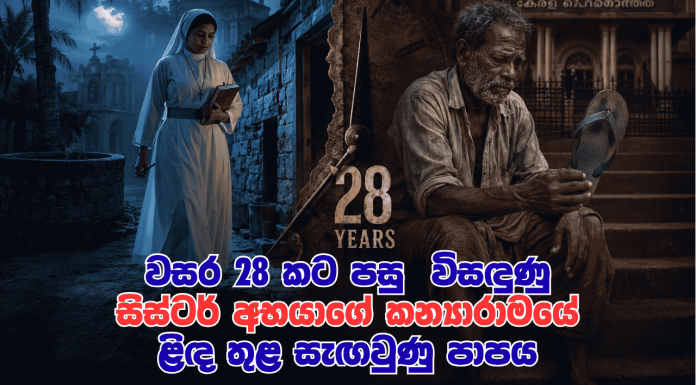 වසර 28 කට පසු විසඳුණු කන්යාරාමයේ ළිඳ තුළ සැඟවුණු පාපය